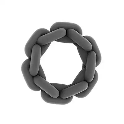 Sono - Cockring № 4. Elastyczny ring na penisa, silikon medyczny.