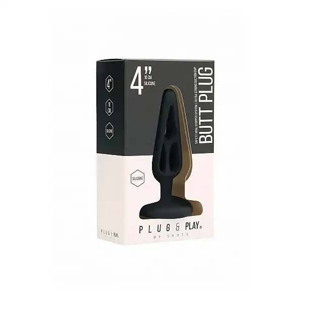 Shots Toys - Butt Plug. Wtyczka analna, super łatwa aplikacja.
