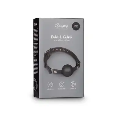 Easy Toys - Large Silicone Ball Gag. Knebel z silikonową kulką.