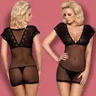 Obsessive - 821-CHE-1 koszulka i stringi. Rozmiar S/M