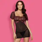 Obsessive - Sedusia koszulka i stringi. Rozmiar S/M Mega Sale!
