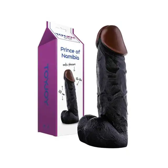 Toy Joy - Prince Of Nambia. Czarne, realistyczne dildo.