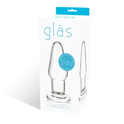 Gläs - Glass Butt Plug. Szklana wtyczka analna.