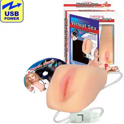 Cyberskin Virtual Sex Stroker - Wirtualny seks z pielęgniarką Nicci.