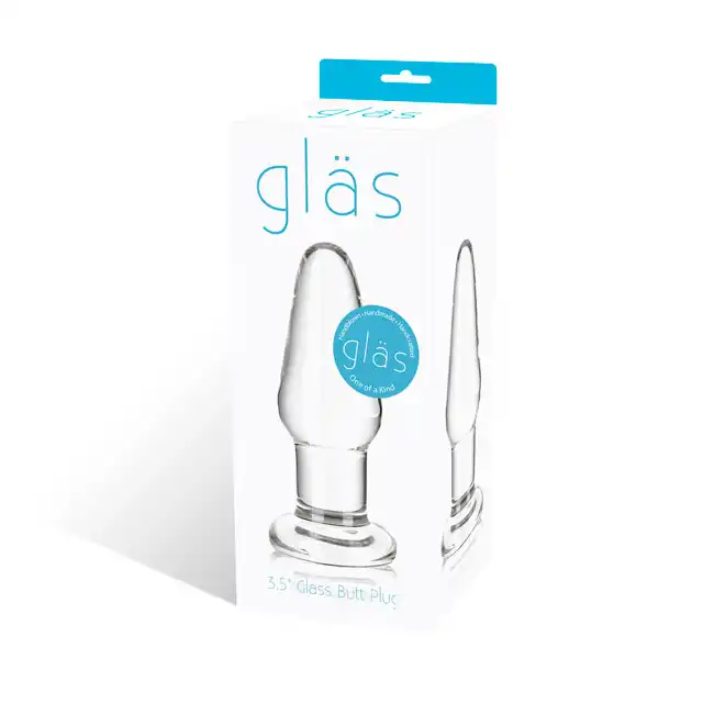 Gläs - Glass Butt Plug. Szklana wtyczka analna.