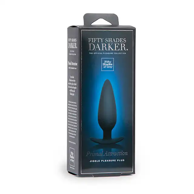 Fifty Shades Of Grey Darker - Primal Attraction. Silikonowa wtyczka analna z  kulką tworzącą wibracj