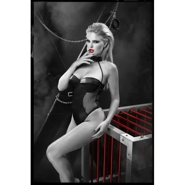 Demoniq - Keto. Piękne body podkreślające kształt piersi. Rozmiar M. 