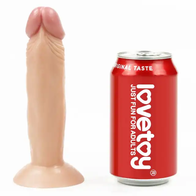 LoveToy - Dildo Enduro 6". Cieliste dildo z mocną przyssawką. Rozkoszne doznania!