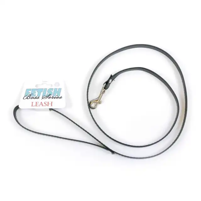 Fetish Boss Series Leash - Smycz czarna 115 cm. Kompatybilna z wszystkimi obrożami. 