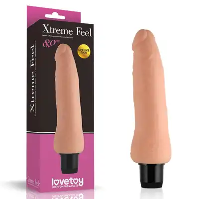 Lovetoy - Reel Feel Cyber Skin 2. Realistyczny wibrator z cyber skóry. Ultra miękki materiał. Mega sale!