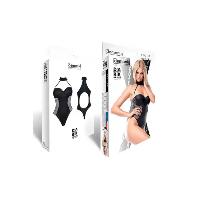 Demoniq - Keto. Piękne body podkreślające kształt piersi. Rozmiar M. 