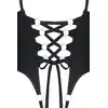 Demoniq - DDReja001. Czarne, seksowne body w rozmiarze M. 