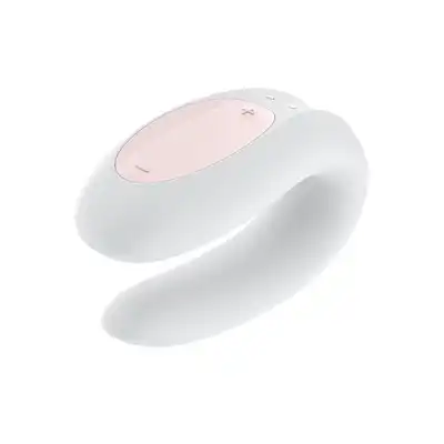 Wibrator - Double Joy Partner Vibrator White