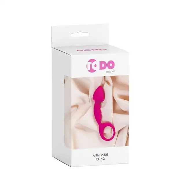 To Do - Anal Plug Bond Pink. Ładny 100% silikonowy korek analny.  Różowy. Popularny.