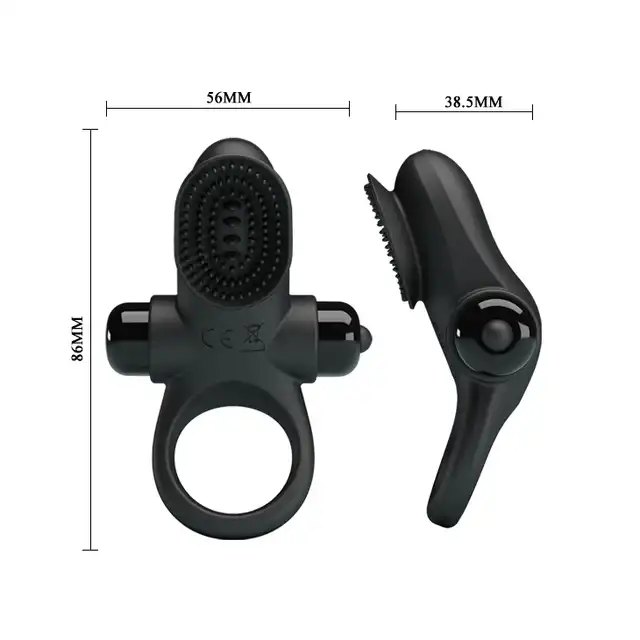 Pretty Love - Vibrating Penis Ring II. Ring erekcyjny - 10 trybów wibracji, specjalna stymulująca struktura. Klasyczny bestseller!