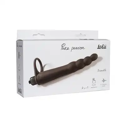 Lola Strap - on Pure Passion Bramble black. Bestseller dla dwojga do podwójnej penentracji.