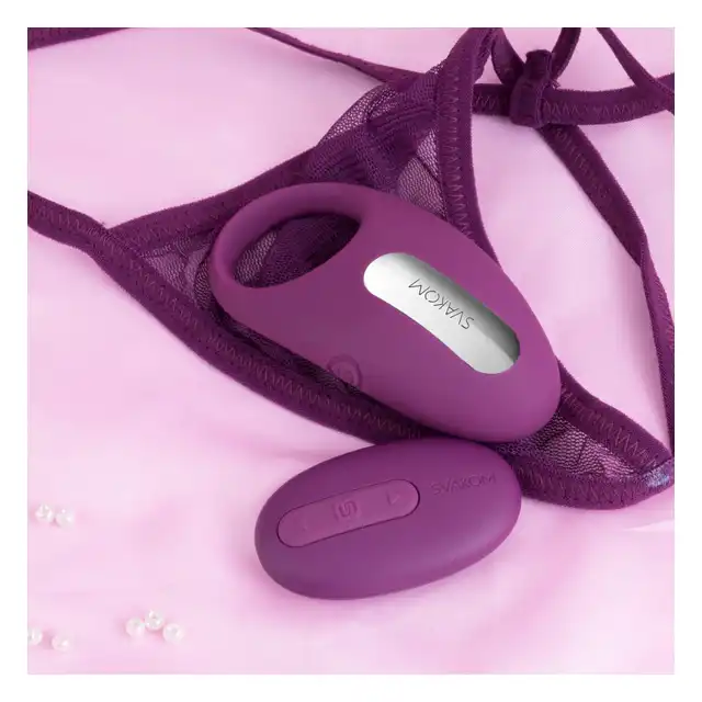 Svakom - Winni Vibrating Ring. Luksusowe zabawka. 3w1 Dla niej, dla niego, dla dwojga. Inteligentny tryb Svakom. 25 możliwych kombinacji