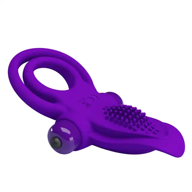 Pretty Love - Vibrating Penis Ring. Ring erekcyjny - 10 trybów wibracji, specjalna stymulująca struktura. Bestseller. 