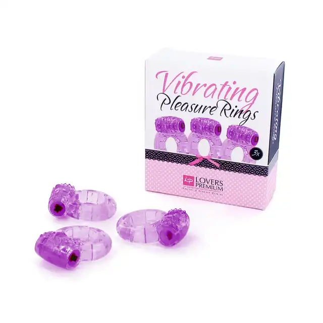 LoversPremium - Pleasure Rings. 3 ringi erekcyjne w zestawie! 