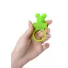 A-toys - Cock ring green bear. 6,9 cm, wodoodporny, ultra gładki silikon! 
