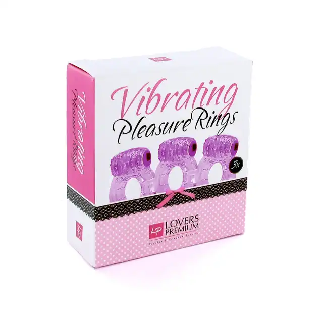 LoversPremium - Pleasure Rings. 3 ringi erekcyjne w zestawie! 