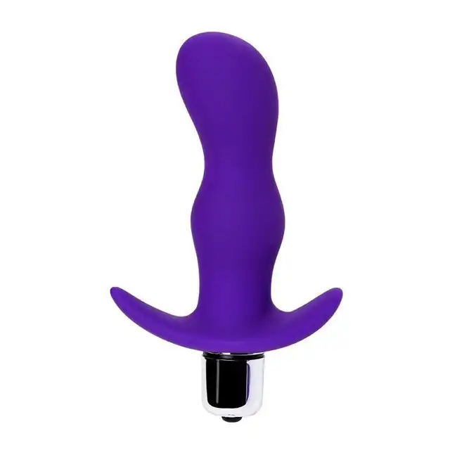 A- Toys. Vibro anal plug A-Toys, size: S; purple. Korek analny z mocnym wibratorem. 100% silikon.  