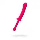 Toyfa PoPo Pleasure. Double anal Plug Pink.Dildo analne z rękojęścią . 100% Silikon medyczny. 24.5 cm.