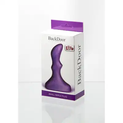 Anal Plug Small ripple plug purple. Mega Sale!