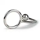 Sinner - Metal Cock Ring With Anal Plug. Ring erekcyjny i plug analny w jednym! 45 mm średnicy. Mega Sale!