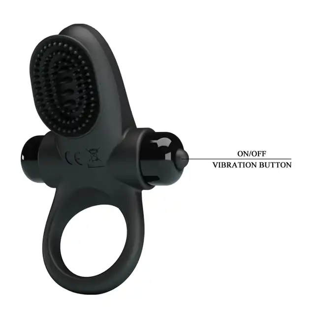 Pretty Love - Vibrating Penis Ring II. Ring erekcyjny - 10 trybów wibracji, specjalna stymulująca struktura. Klasyczny bestseller!
