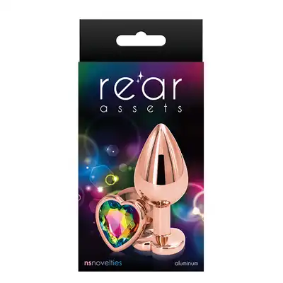 REAR ASSETS ROSE GOLD HEART M RAINBOW