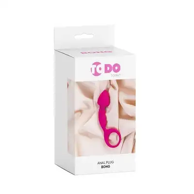 To Do - Anal Plug Bond Pink. Ładny 100% silikonowy korek analny.  Różowy. Popularny.