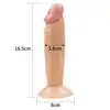 LoveToy - Dildo Enduro 6". Cieliste dildo z mocną przyssawką. Rozkoszne doznania!