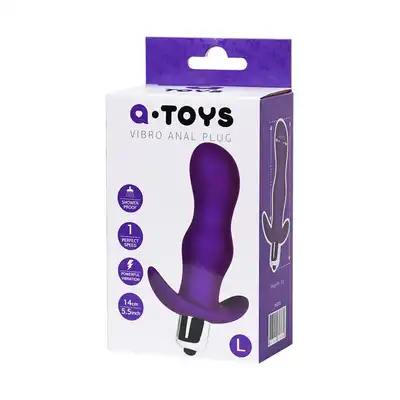 A-toys - Vibrating anal plug. Wibrująca wtyczka analna. 14 cm długości, silna wibracja. 