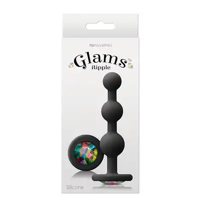 GLAMS RIPPLE RAINBOW GEM BLACK