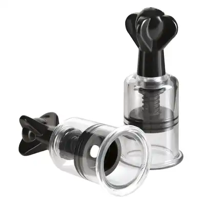 Fetish Fantasy Series Limited Edition Super Suckers - Black/Clear