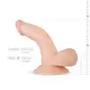 Real Feel - Kevin Realistic Dildo. 19 cm dyskretne i kompaktowe dildo z miękkiego silikonu. 
