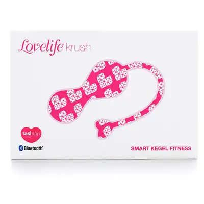 Lovelife - Krush App Connected Bluetooth Kegel. Wibrujące kulki gejszy sterowane aplikacją.  Mega Sale!