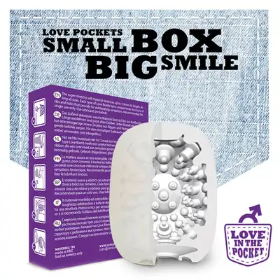 Love In The Pocket - Love Bombs Jade. Kieszonkowy, jednorazowy masturbator z żelowego silikonu. Ultra miękki i dyskretny. Mega sale!