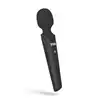 Yiva - Power Massager Black. Magiczna różdżka, klasyczny design i uniwersalny kolor.  