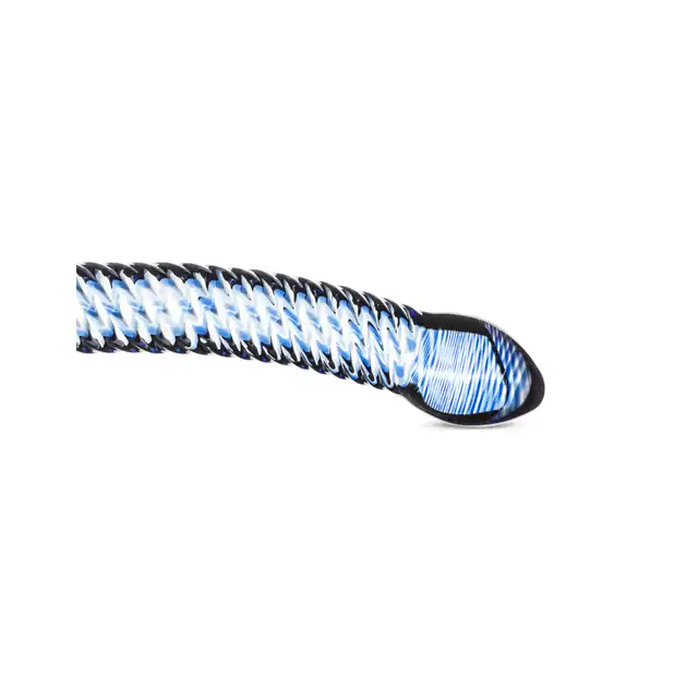 Gildo - Glass Dildo No. 5. Szklane niebieskie dildo, idealne do stymulacji punktu G. 18 cm!