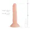 Real Feel - Blane Realistic Dildo. Realistyczne miękkie dildo z przyssawką. 20 cm, idealny prezent!