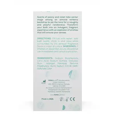 Dona - Bath Bomb Naughty Sinful Spring 140 gr. Musujące kule do kąpieli, pobudzający zapach.