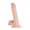 Real Feel - Felix Realistic Dildo. Realistyczny członek 22 cm, przyjemny w dotyku i giętki. 