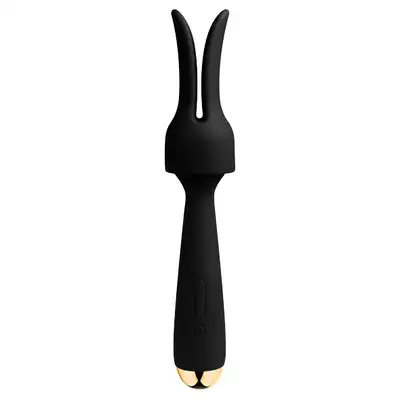 Svakom - Emma Neo Rabbit. Magiczna różdżka z dodatkową końcówką. Wodoodporny, podgrzewany, super mocny wibrator. 