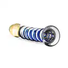 Gildo - Glass Dildo No. 1. Grube szklane dildo ze stymulującymi wypustkami. 