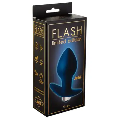 Vibrating anal plug Flash Hugo