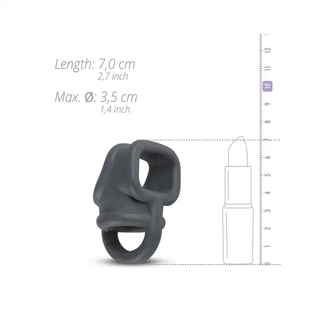 Boners - Liquid Silicone Ball Splitter. Ultra miękki silikonowy ring erekcyjny. Najlepszy uniwersalny produkt. 