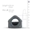 Boners - Liquid Silicone 2 in 1 Ballstretcher. Super miękki silikon. Idealny ring erekcyjny dla wydłużenia orgazmu.