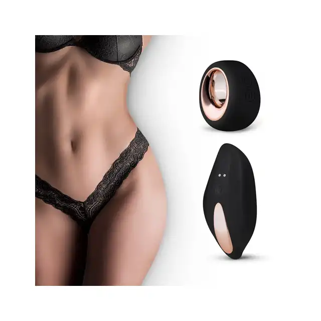 Pantyrebel - Vibrating Lace Thong. Zdalnie sterowane wibrujące koronkowe stringi. Model 02